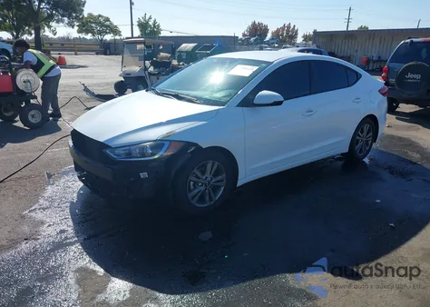 2018 Hyundai Elantra Sel from USA, damaged, VIN 5NPD84LF5JH274784